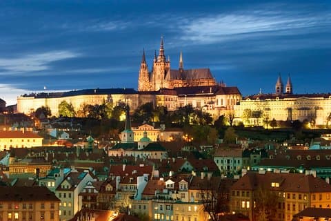 Prague old Town and Royal Castle