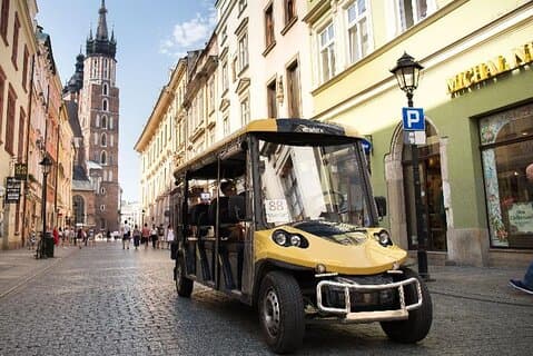 Krakow Guided Tour by Electric Golf Cart