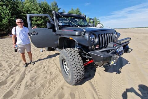 From Krakow; Jeep Off Road 4x4 on Błędowska Desert Expirience