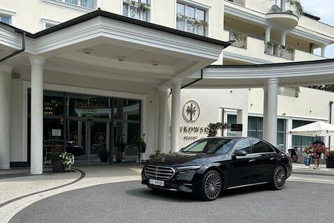 Elegant pickup from your hotel — we make every arrival feel like a first-class experience.