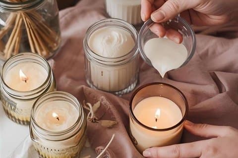 Krakow Make Your Own Candle Workshop With Wine and Music