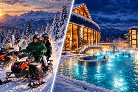 From Krakow Zakopane Area Snowmobile Adventure and Thermal Baths