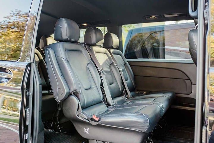 Inside V-class Mercedes V-class Taxi Krakow Airport Balice Transfer