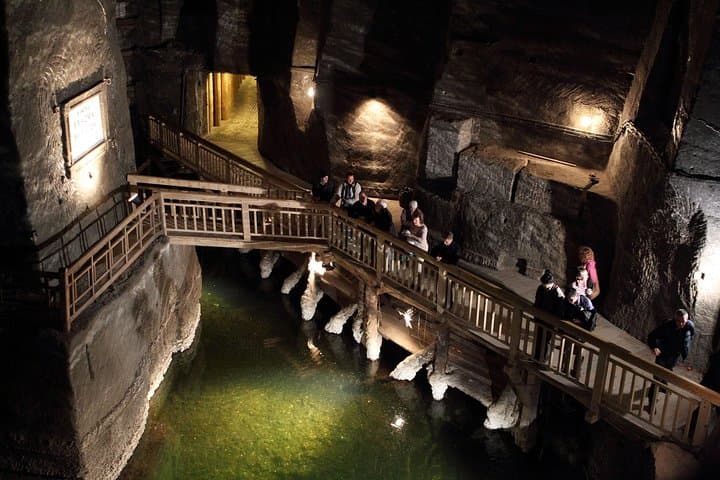 Salt Mine in Wieliczka stairs