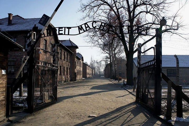 Main gate Auschwitz camp