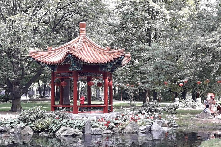 In Lazienki park