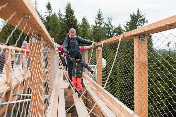 From Kraków: Slovakia Treetop Walk Bachledka and Zakopane