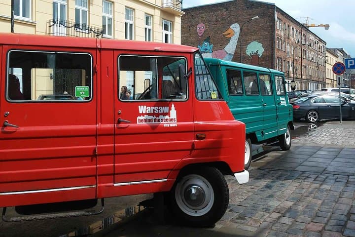 Warsaw Layover Tour (Chopin Airport) by retro minibus