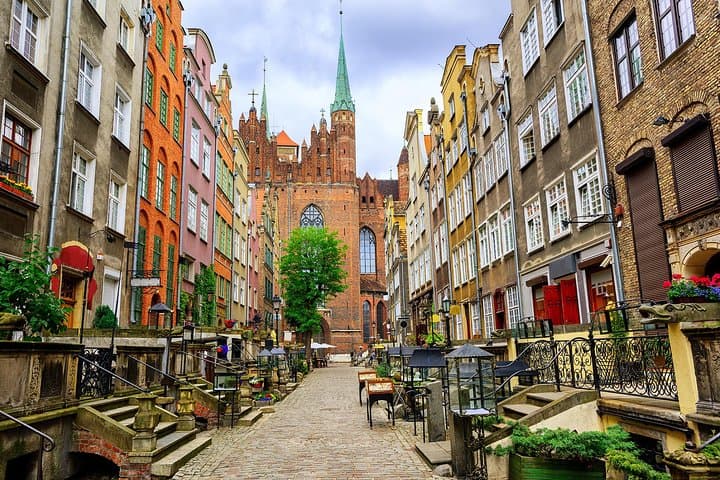 One day, private city tour to Gdansk and Malbork from Warsaw by express train