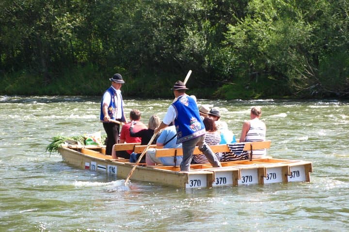 Dunajec River rafting, regular small group tour from Krakow