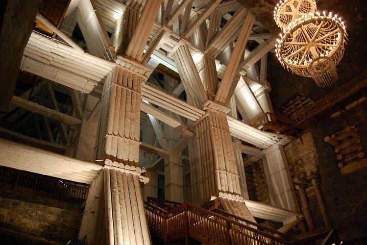 Salt Mine Chamber ceiling