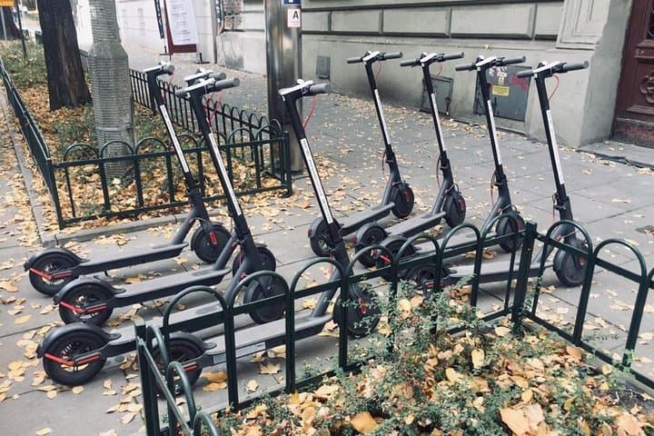 E-Scooter Krakow sightseeing tour