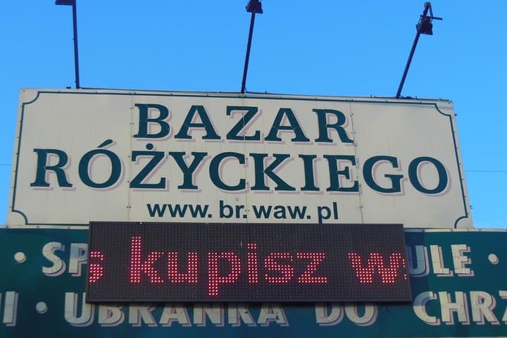 The Różycki bazaar