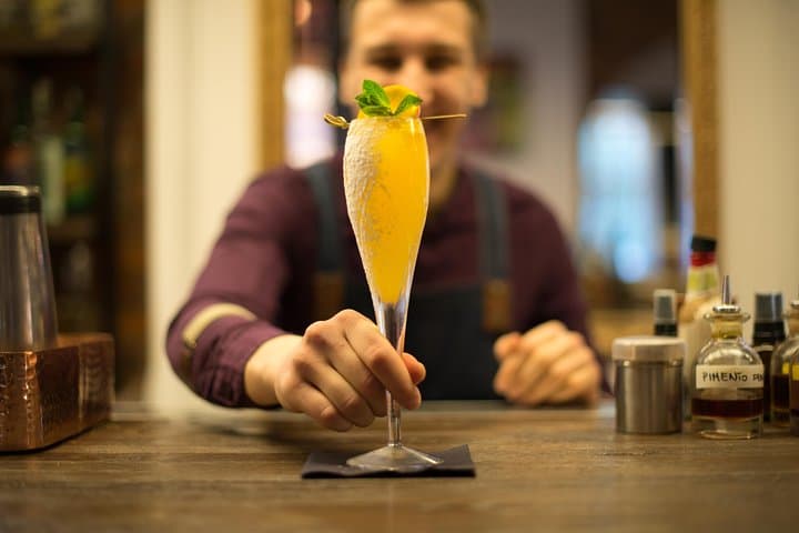 11 course tasting menu with cocktail pairing in Gdańsk