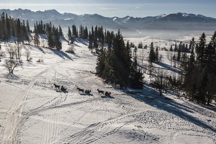 Zakopane and Horse Sleigh Ride in the countryside, private tour from Krakow