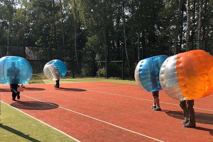 Gdansk: Bubble Football with Hotel Transfers