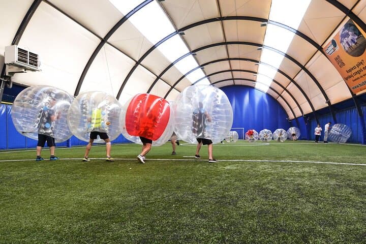 Gdansk: Bubble Football with Hotel Transfers