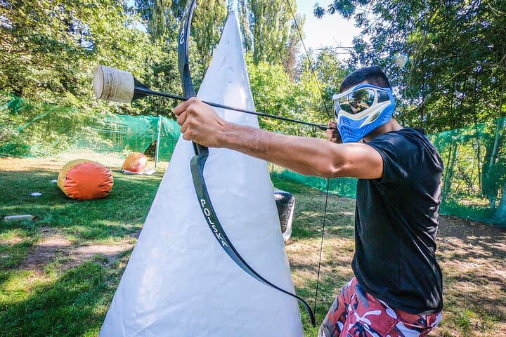 Wroclaw: Archery Tag with Private Hotel Transfers