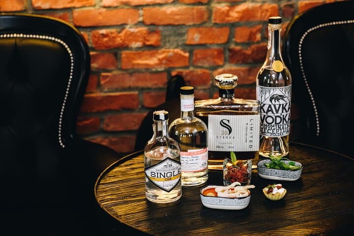 Polish Vodka Tasting with Food-pairing in Gdańsk