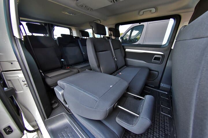 8 seats with individual A/C vents