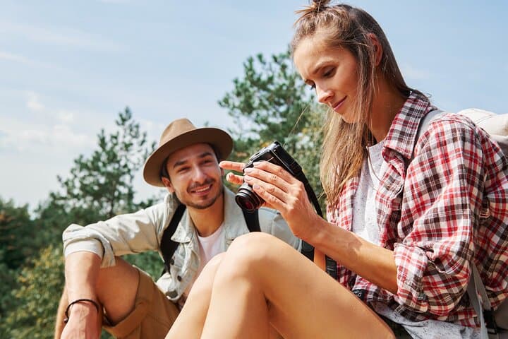 Hiking couple