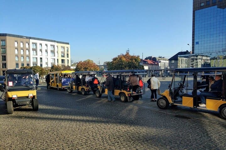 Krakow Jewish Quarter and Ghetto Tour by Electric Golf Cart