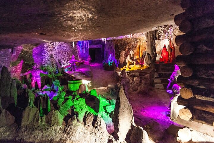 Miners at work - Wieliczka Salt Mine