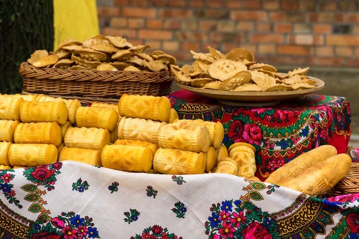 Traditional Local Market and cheese