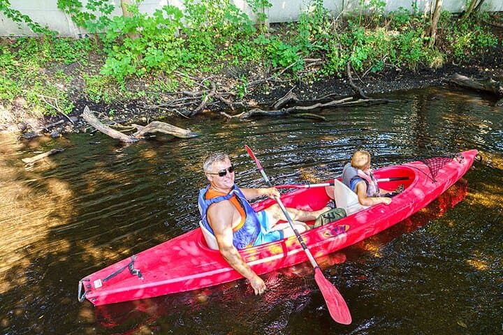 Kayak Poland Lubusz on the Pliszka River