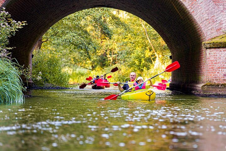 Kayak Poland Lubusz on the Pliszka River