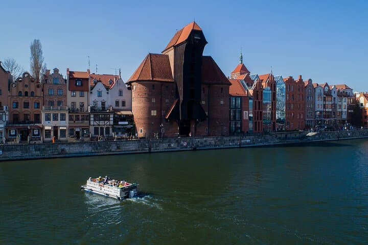 Cruises on the Motlawa River by a luxury catamaran - Gdańsk from the water side