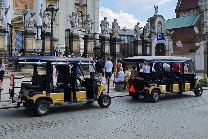 Cracow guided Full tour by Golf Cart-Family Discount