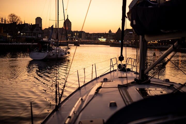 Gdansk Sunset Cruise with Welcome Drink