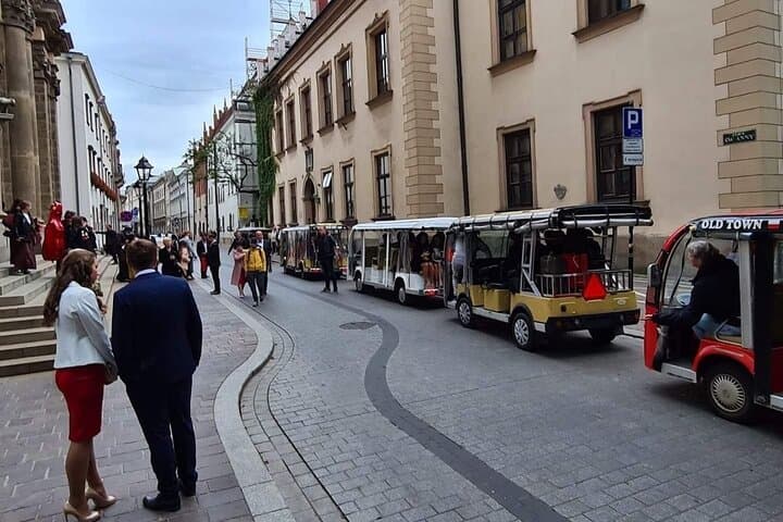 Krakow: City Sightseeing Tour Eco Electric Buggy Golf Cart