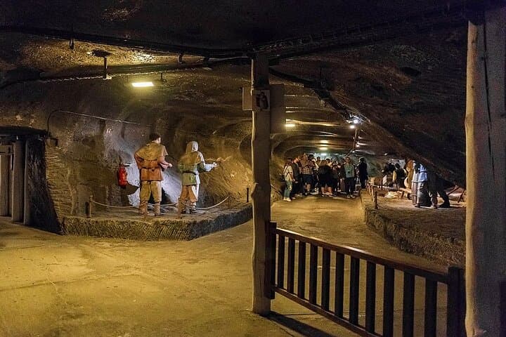 Krakow: Bochnia Salt Mine Tour with Underground Train and Boat