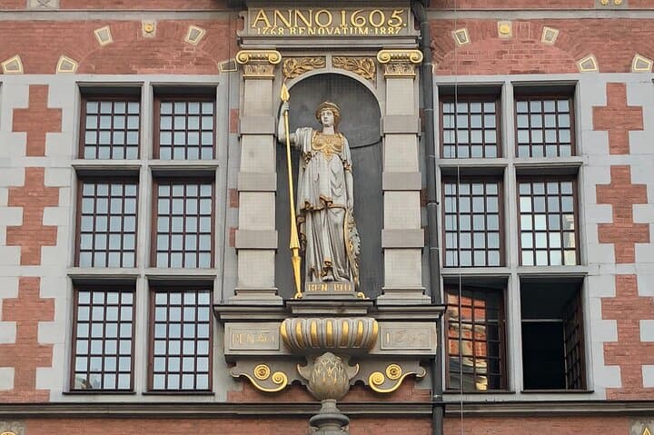 Details of the Great Armoury of the historic Gdansk.