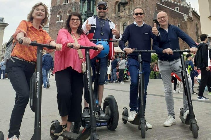 Old Town E-scooter Tour in Krakow