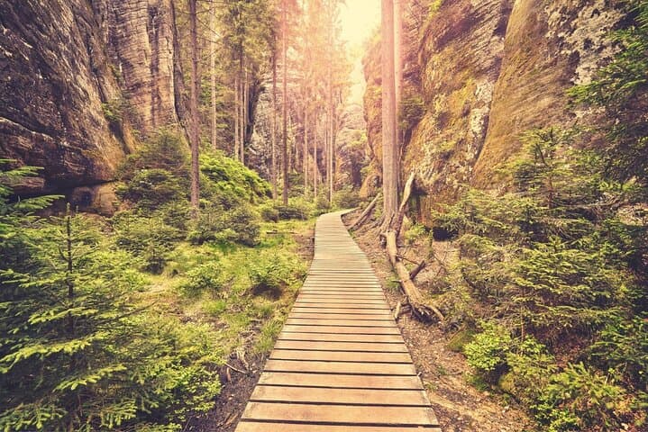 Full Day Self Guided Tour to Adrspach from Wroclaw