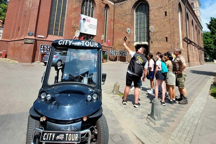 GDANSK City Tour by Golf Cart Live Guide & City Sightseeing 90min