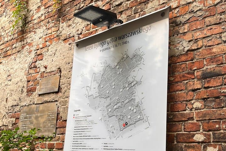 Warsaw Ghetto map