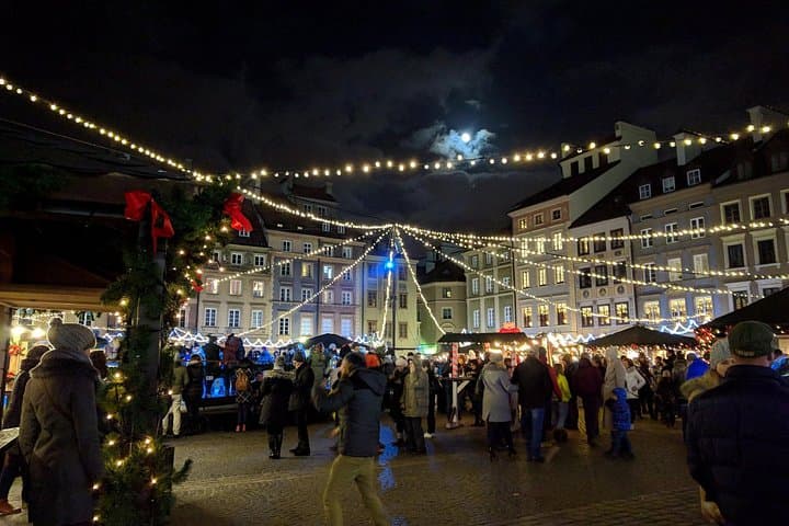 Festive Wonders 3 Hour Walking Tour with Warsaw Christmas Market