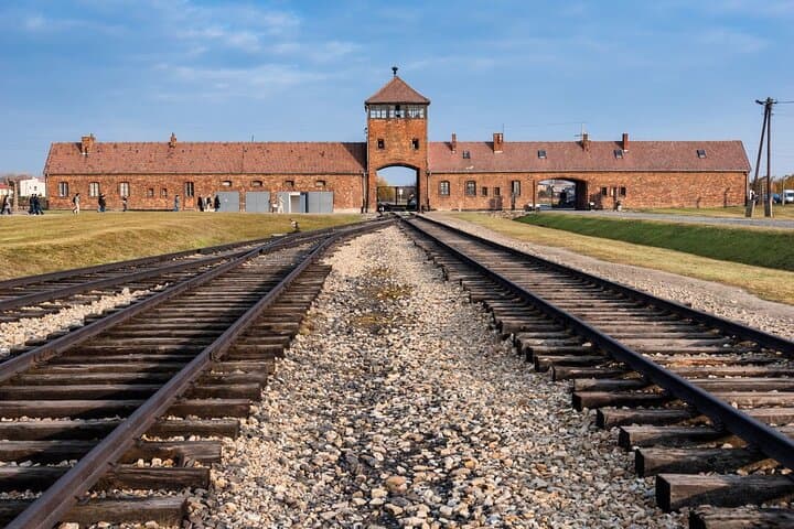 The Gate of Death of Auschwitz II Birkenau
