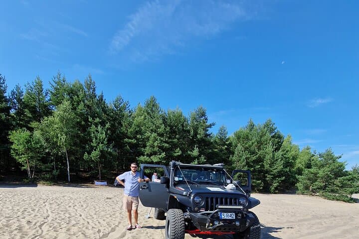 From Krakow; Jeep Off Road 4x4 on Błędowska Desert Expirience