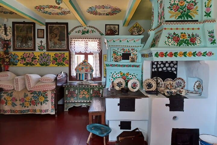 ZALIPIE - painted village, unique PRIVATE tour from Krakow