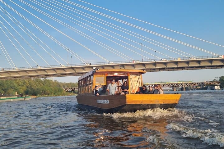 Warsaw Vistula River Sunset Cruise with Welcome Drink