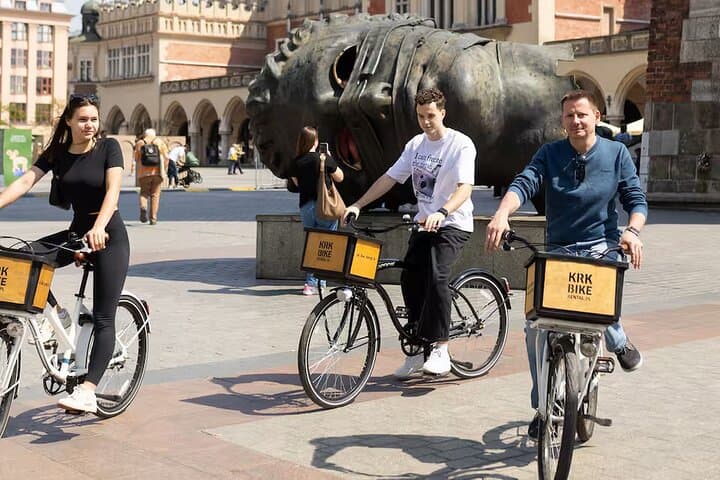 Historic Guided Bike Tour in Krakow