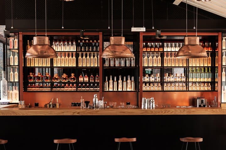 The bar at Chopin Distillery