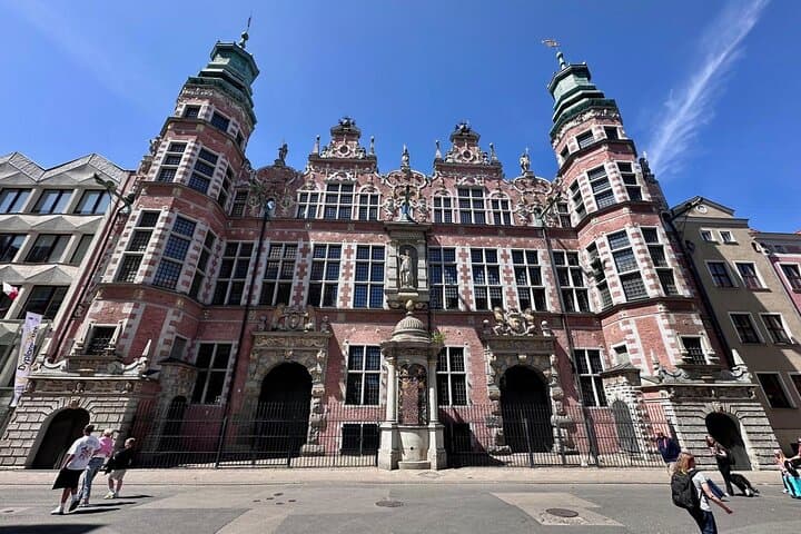 the Great Armoury of Gdańsk built in the Dutch Manierism style