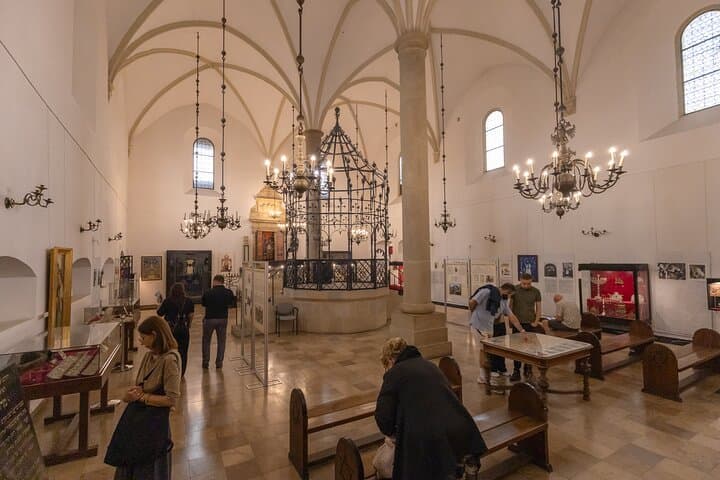 The interior of the Old Synagogue