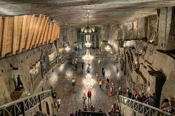The “Wieliczka” Salt Mine in Russian